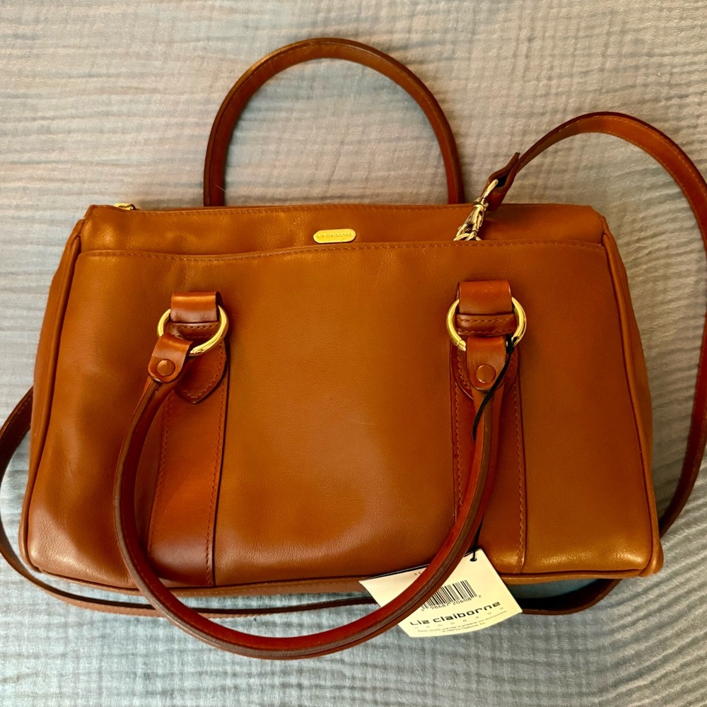 Vintage Liz Claiborne genuine leather handbag - NWT (1994)